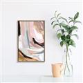 Picture of Coloured Abstract II _GroupedProduct_Rectangle_Portrait_Canvas_Framed_