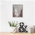 Picture of Brown And White Leaves I _GroupedProduct_Rectangle_Portrait_Canvas_Framed_