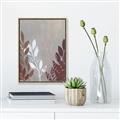 Picture of Brown And White Leaves I _GroupedProduct_Rectangle_Portrait_Canvas_Framed_