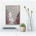 Picture of Brown And White Leaves I _GroupedProduct_Rectangle_Portrait_Canvas_Framed_