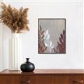 Picture of Brown And White Leaves I _GroupedProduct_Rectangle_Portrait_Canvas_Framed_