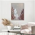 Picture of Brown And White Leaves I _GroupedProduct_Rectangle_Portrait_Canvas_Framed_
