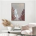 Picture of Brown And White Leaves I _GroupedProduct_Rectangle_Portrait_Canvas_Framed_
