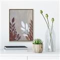 Picture of Brown And White Leaves II _GroupedProduct_Rectangle_Portrait_Canvas_Framed_
