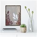 Picture of Brown And White Leaves II _GroupedProduct_Rectangle_Portrait_Canvas_Framed_
