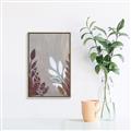 Picture of Brown And White Leaves II _GroupedProduct_Rectangle_Portrait_Canvas_Framed_