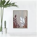 Picture of Brown And White Leaves II _GroupedProduct_Rectangle_Portrait_Canvas_Framed_