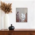 Picture of Brown And White Leaves II _GroupedProduct_Rectangle_Portrait_Canvas_Framed_