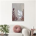 Picture of Brown And White Leaves II _GroupedProduct_Rectangle_Portrait_Canvas_Framed_