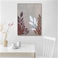 Picture of Brown And White Leaves II _GroupedProduct_Rectangle_Portrait_Canvas_Framed_