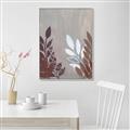 Picture of Brown And White Leaves II _GroupedProduct_Rectangle_Portrait_Canvas_Framed_