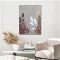 Picture of Brown And White Leaves II _GroupedProduct_Rectangle_Portrait_Canvas_Framed_