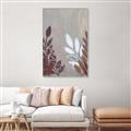 Picture of Brown And White Leaves II _GroupedProduct_Rectangle_Portrait_Canvas_Framed_