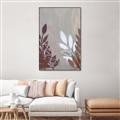 Picture of Brown And White Leaves II _GroupedProduct_Rectangle_Portrait_Canvas_Framed_