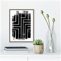 Picture of Simple Maze I _GroupedProduct_Rectangle_Portrait_Canvas_Framed_