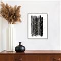 Picture of Black With Gold Fine Lines _GroupedProduct_Rectangle_Portrait_Canvas_Framed_