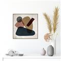 Picture of Black Stones I _GroupedProduct_Square_Canvas_Framed_