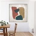 Picture of Bnlack Stones III _GroupedProduct_Square_Canvas_Framed_