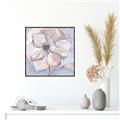 Picture of Pastel Beauty On Grey _GroupedProduct_Square_Canvas_Framed_