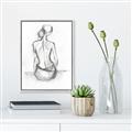 Picture of Figurative Art II _GroupedProduct_Rectangle_Portrait_Canvas_Framed_