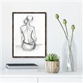 Picture of Figurative Art II _GroupedProduct_Rectangle_Portrait_Canvas_Framed_