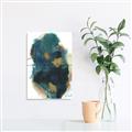 Picture of Blue & Gold Flow I  _GroupedProduct_Rectangle_Portrait_Unframed_Print_Only_