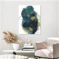 Picture of Blue & Gold Flow I  _GroupedProduct_Rectangle_Portrait_Unframed_Print_Only_