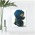 Picture of Blue & Gold Flow II _GroupedProduct_Rectangle_Portrait_Unframed_Print_Only_