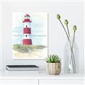 Picture of Red Lighthouse _GroupedProduct_Rectangle_Portrait_Unframed_Print_Only_