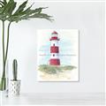 Picture of Red Lighthouse _GroupedProduct_Rectangle_Portrait_Unframed_Print_Only_