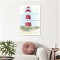 Picture of Red Lighthouse _GroupedProduct_Rectangle_Portrait_Unframed_Print_Only_