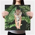 Picture of Tiger in the Jungle _GroupedProduct_Square_Canvas_