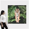 Picture of Tiger in the Jungle _GroupedProduct_Square_Canvas_