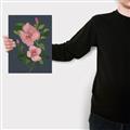 Picture of Pink Tropical Flower _GroupedProduct_Rectangle_Portrait_Canvas_