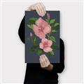 Picture of Pink Tropical Flower _GroupedProduct_Rectangle_Portrait_Canvas_
