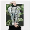 Picture of Elephant In The Forest _GroupedProduct_Rectangle_Portrait_Canvas_