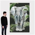 Picture of Elephant In The Forest _GroupedProduct_Rectangle_Portrait_Canvas_