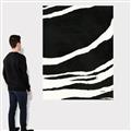 Picture of With Back & White  Lines _GroupedProduct_Rectangle_Portrait_Canvas_