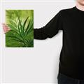 Picture of Fresh Palm Leaves I _GroupedProduct_Rectangle_Portrait_Canvas_