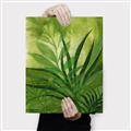 Picture of Fresh Palm Leaves I _GroupedProduct_Rectangle_Portrait_Canvas_