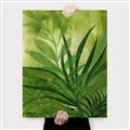 Picture of Fresh Palm Leaves I _GroupedProduct_Rectangle_Portrait_Canvas_