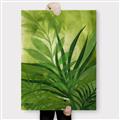 Picture of Fresh Palm Leaves I _GroupedProduct_Rectangle_Portrait_Canvas_