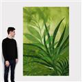 Picture of Fresh Palm Leaves I _GroupedProduct_Rectangle_Portrait_Canvas_