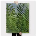 Picture of Fresh Palm Leaves II _GroupedProduct_Rectangle_Portrait_Canvas_