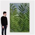 Picture of Fresh Palm Leaves II _GroupedProduct_Rectangle_Portrait_Canvas_