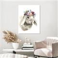 Picture of Sweet Floral Bunny _GroupedProduct_Rectangle_Portrait_Canvas_