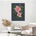 Picture of Pink Tropical Flower _GroupedProduct_Rectangle_Portrait_Canvas_