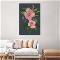 Picture of Pink Tropical Flower _GroupedProduct_Rectangle_Portrait_Canvas_