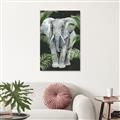 Picture of Elephant In The Forest _GroupedProduct_Rectangle_Portrait_Canvas_