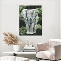 Picture of Elephant In The Forest _GroupedProduct_Rectangle_Portrait_Canvas_
